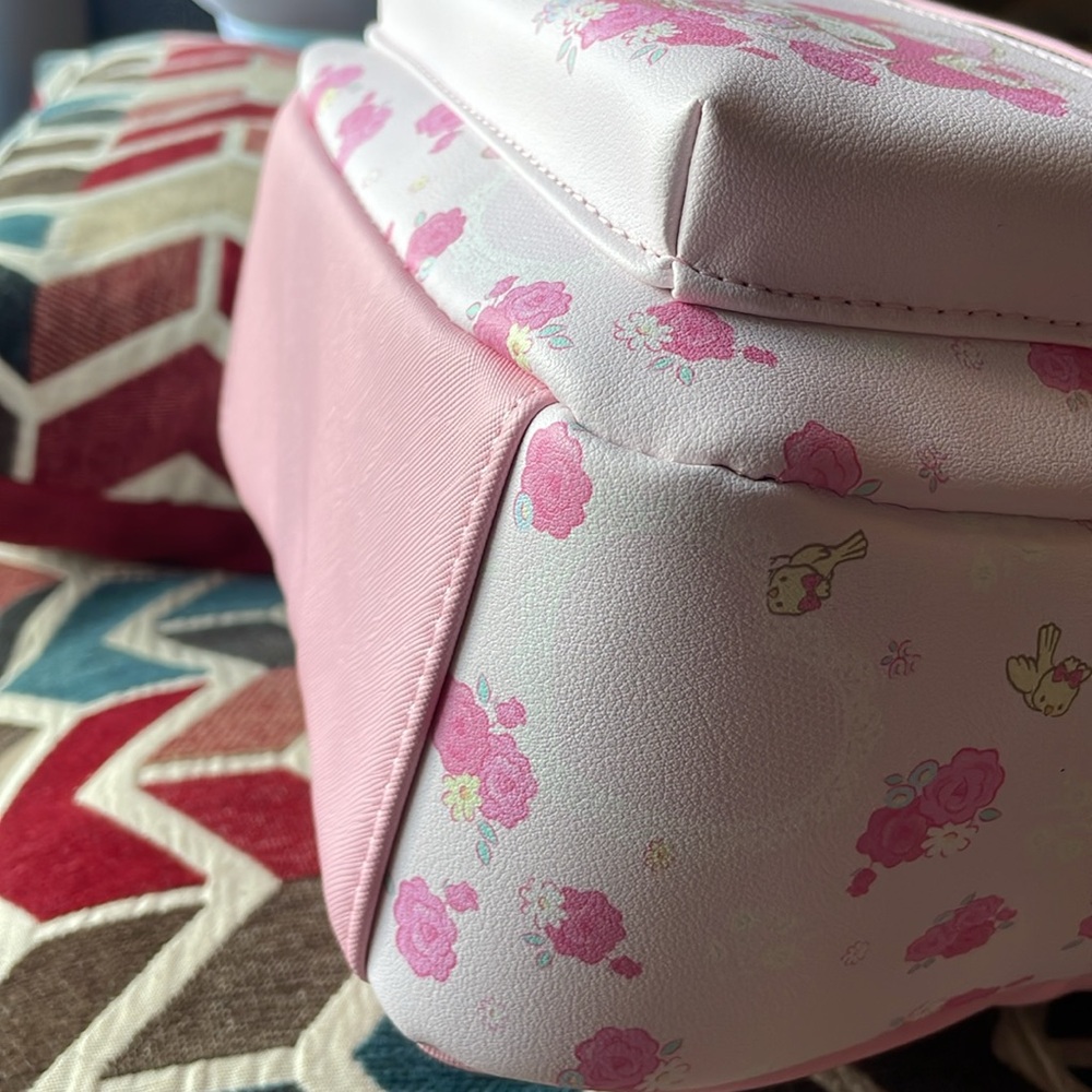 My Melody Bioworld Sanrio Pastel Rose Mini Backpack - Picture 16 of 16